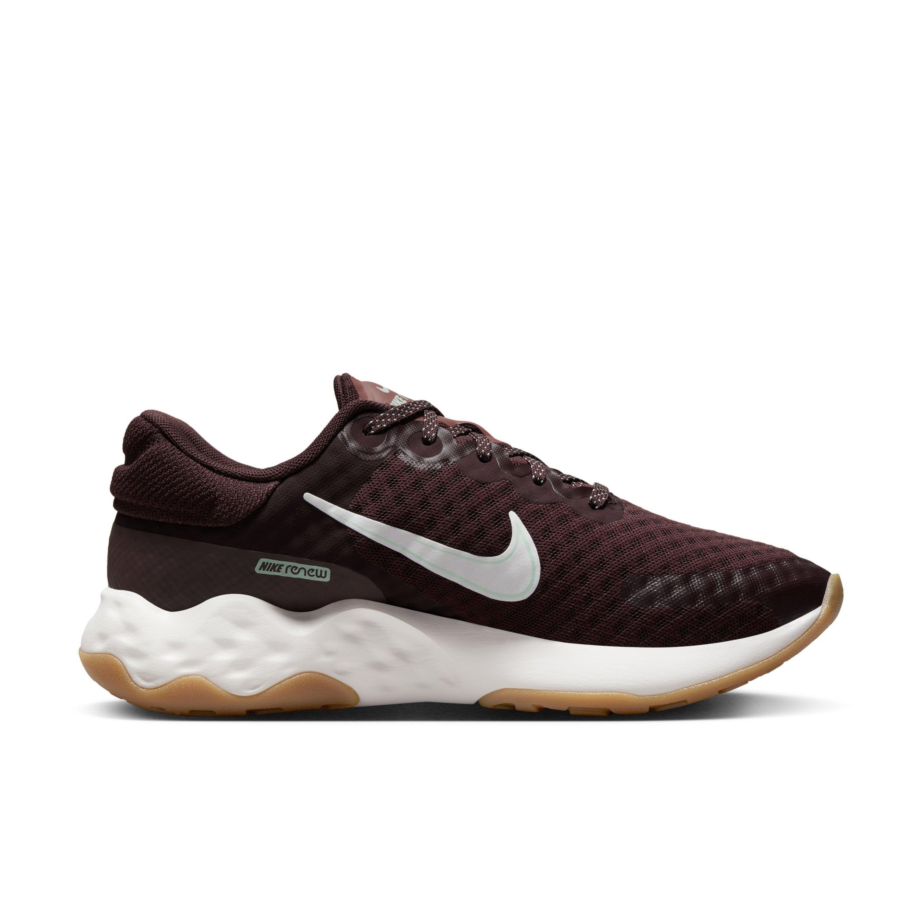 Burgundy nike running fashion shoes